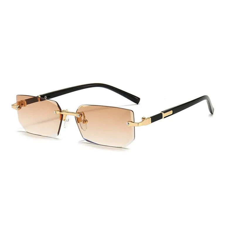 CuttedEdge Rimless Sunglasses By Auriglo