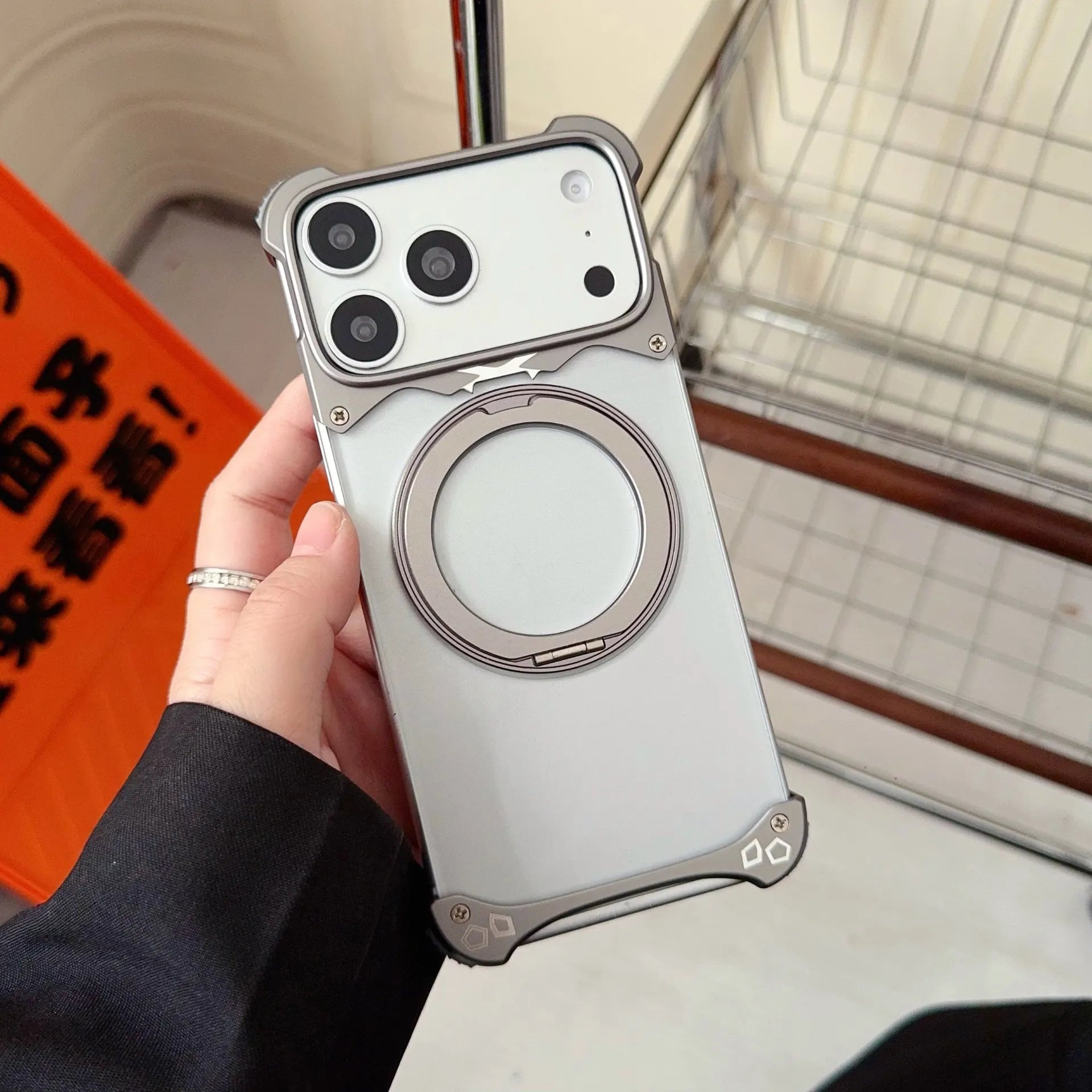 Ghost Metal Case For iPhone