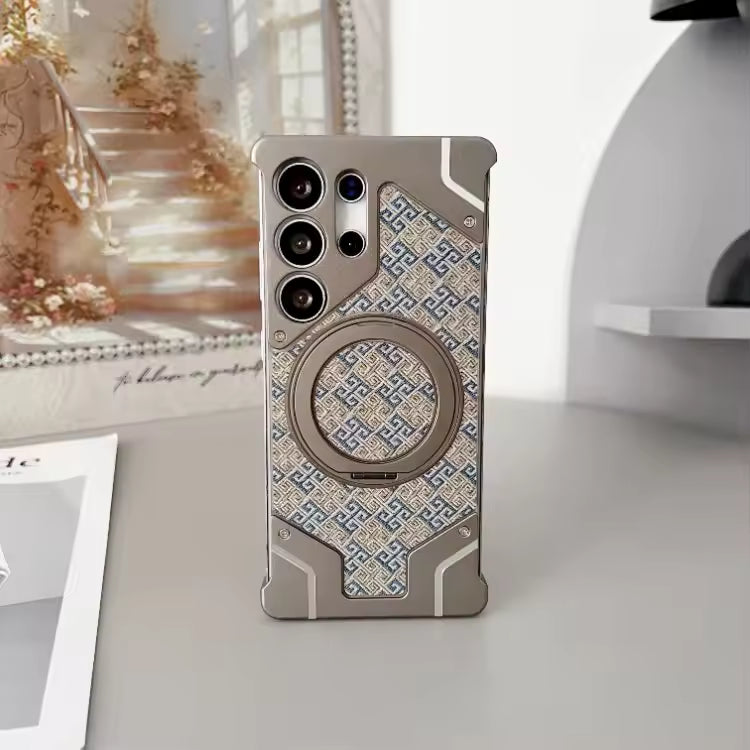 Geo Pattern Metal Case For Samsung