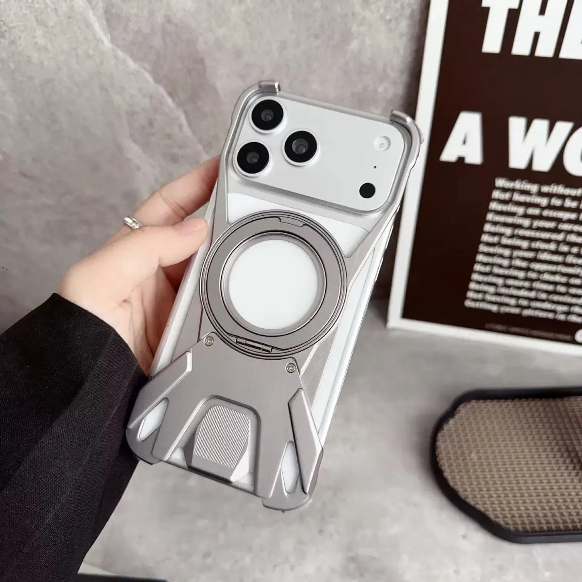 Metal Sports Car Design Case For iPhone