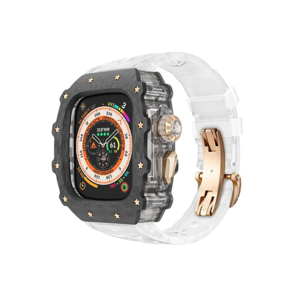 GLACIUM CF Series Watch Case 44/45mm (Rose Gold)