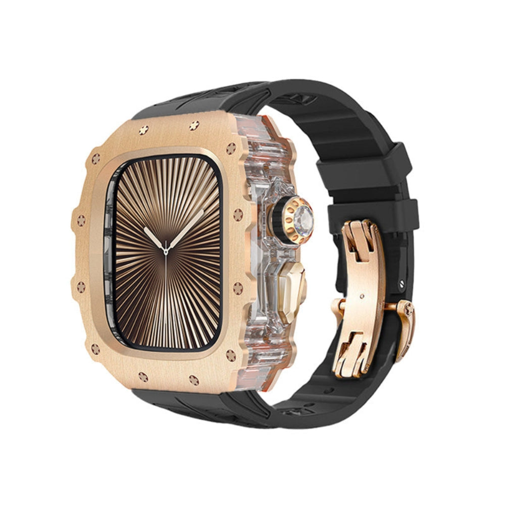 GLACIUM SS Series Watch Case 44/45mm (Rose Gold)