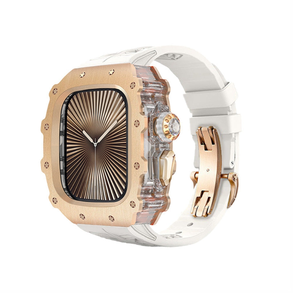 GLACIUM SS Series Watch Case 44/45mm (Rose Gold)