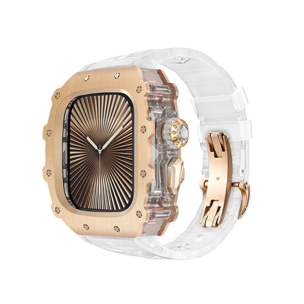 GLACIUM SS Series Watch Case 44/45mm (Rose Gold)