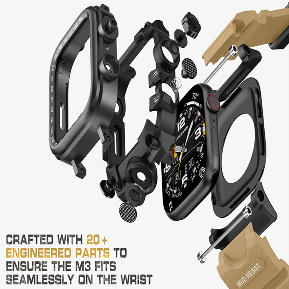TOUGH M3 Watch Case 46mm (Black Red)