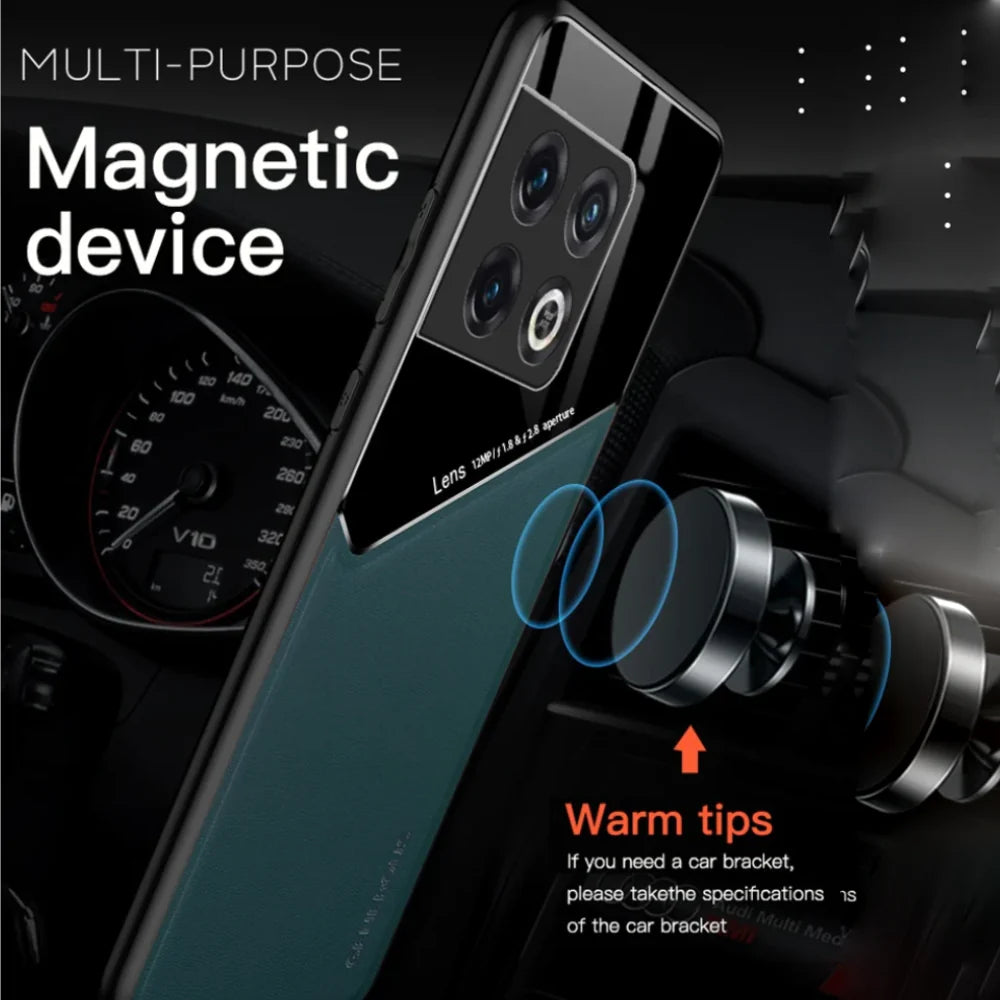 DualTone Magnetic Leather Case For OnePlus