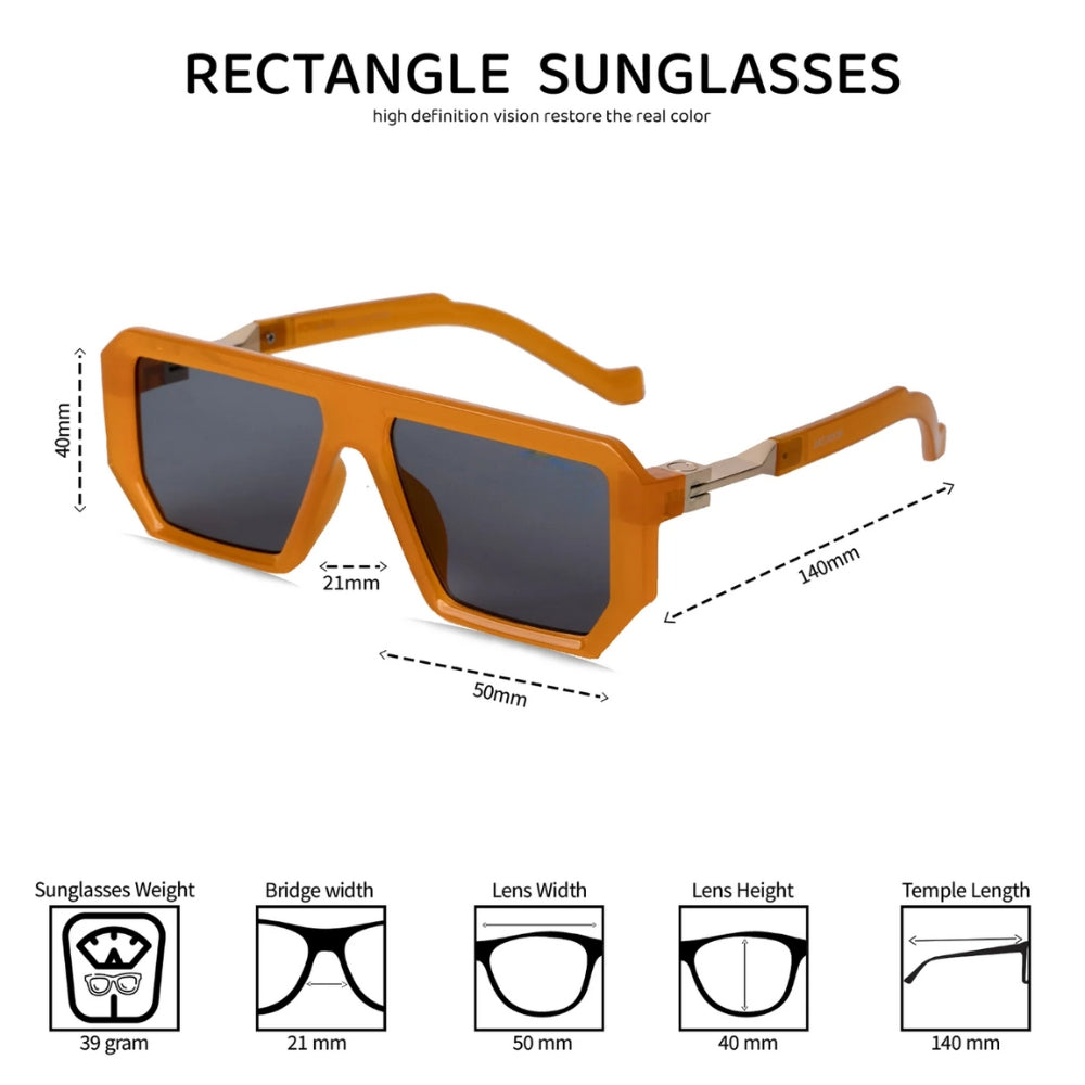 Rectangle Celebrity Sunglasses By Auriglo