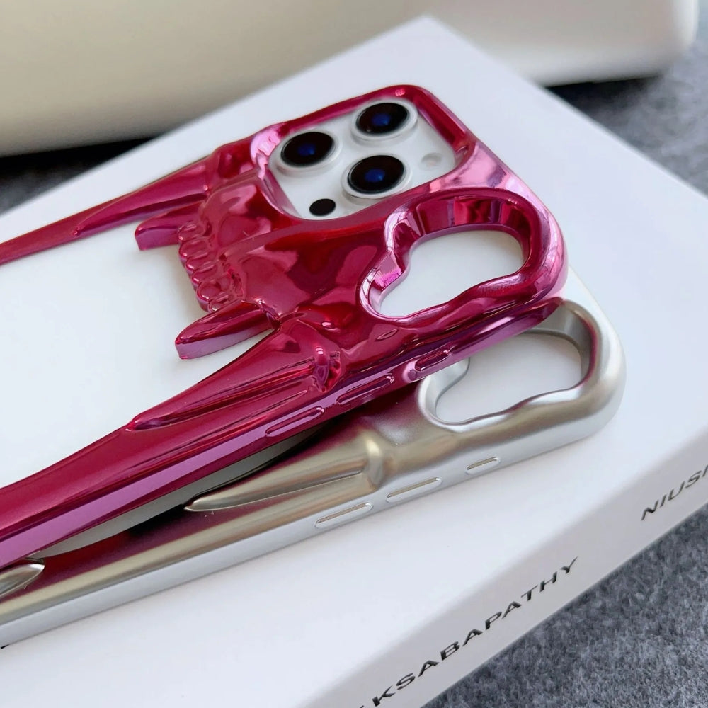 Hollow TigerTeeth Design Case For iPhone