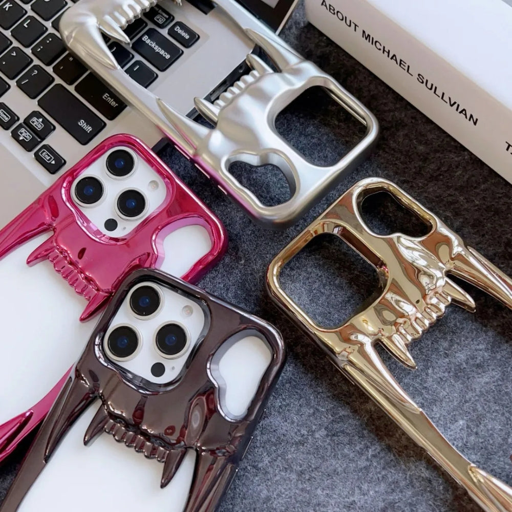 Hollow TigerTeeth Design Case For iPhone