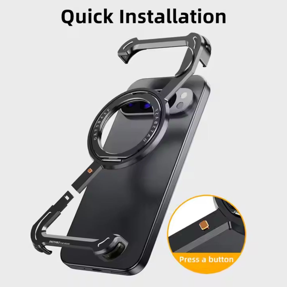Luxury Z Shape Metal Case For Google Pixel