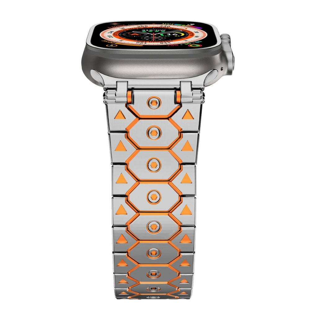 Tactical Style Titan Stainless Steel Fashion Bracelet for Apple Watch