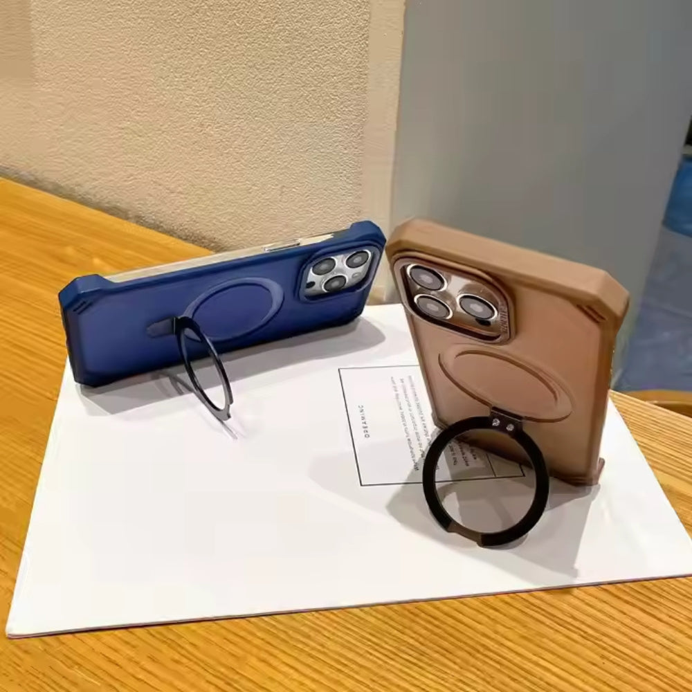 CuttedEdge ColorCase With MagSafe Stand For iPhone