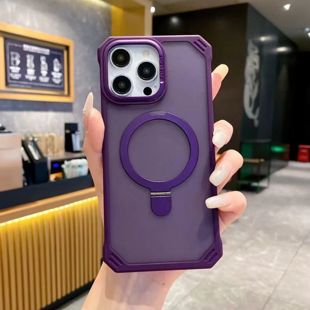 CuttedEdge ColorCase With MagSafe Stand For iPhone
