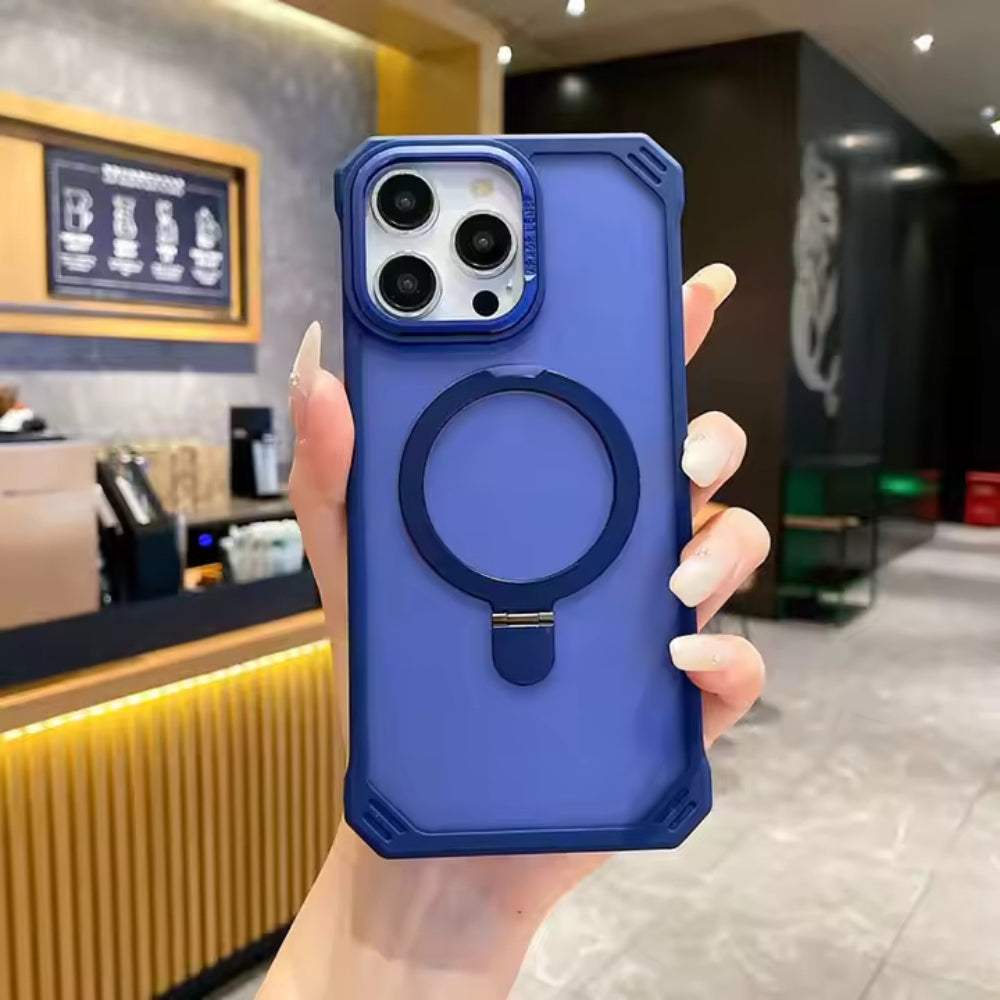 CuttedEdge ColorCase With MagSafe Stand For iPhone
