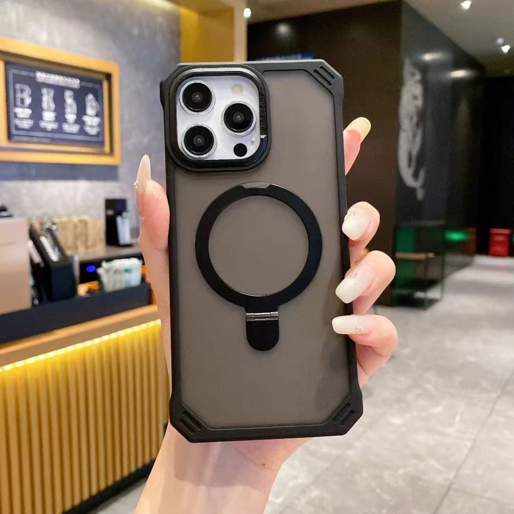 CuttedEdge ColorCase With MagSafe Stand For iPhone