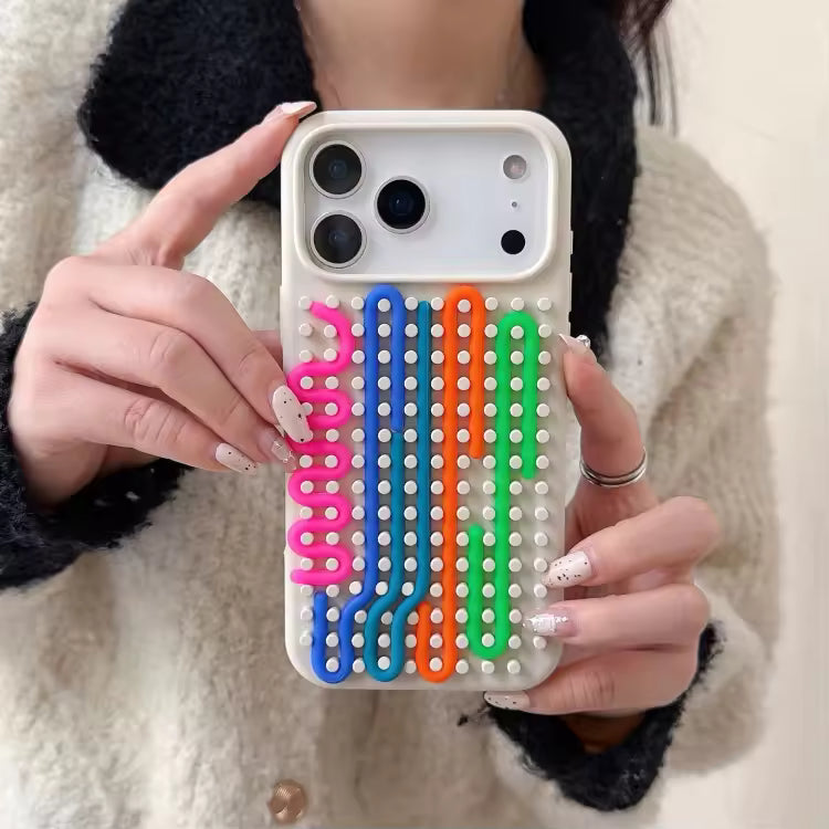 Pro Rainbow WaveLoop 3D Case For iPhone