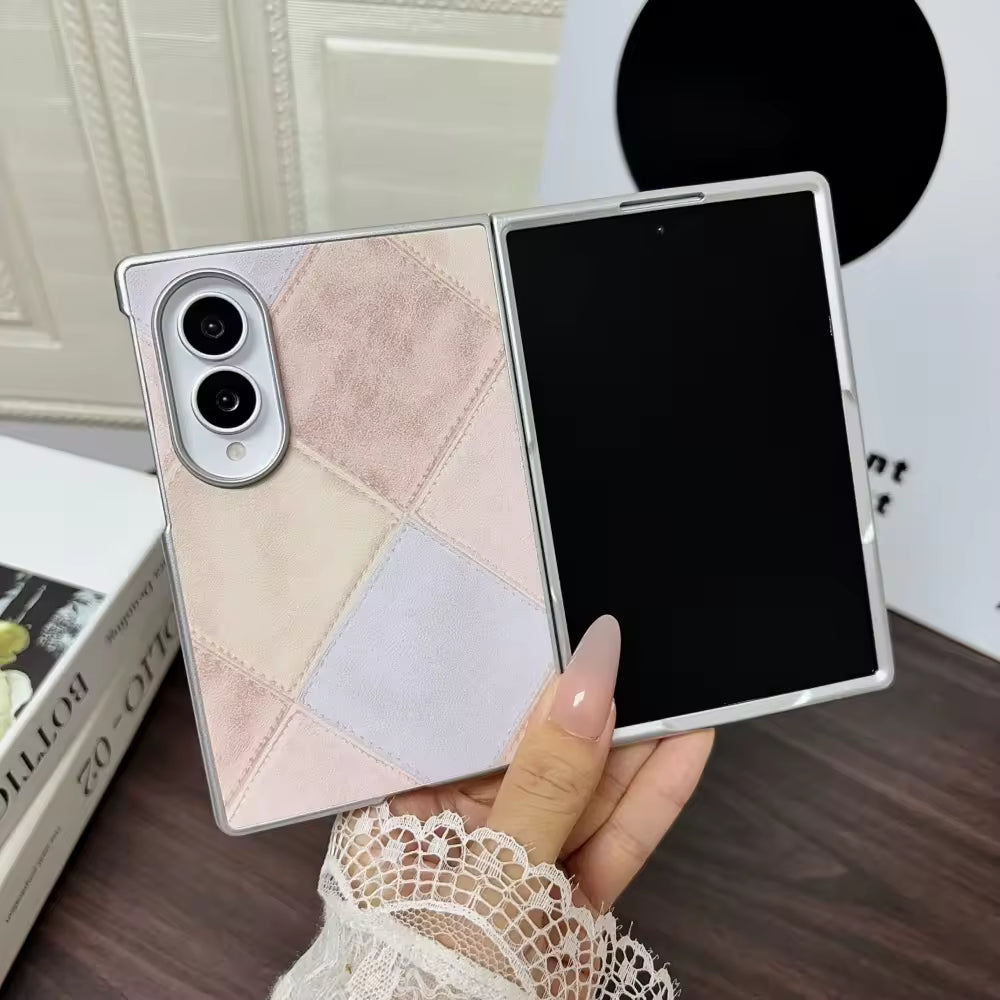 Lattice Pattern Design Case For Samsung Fold