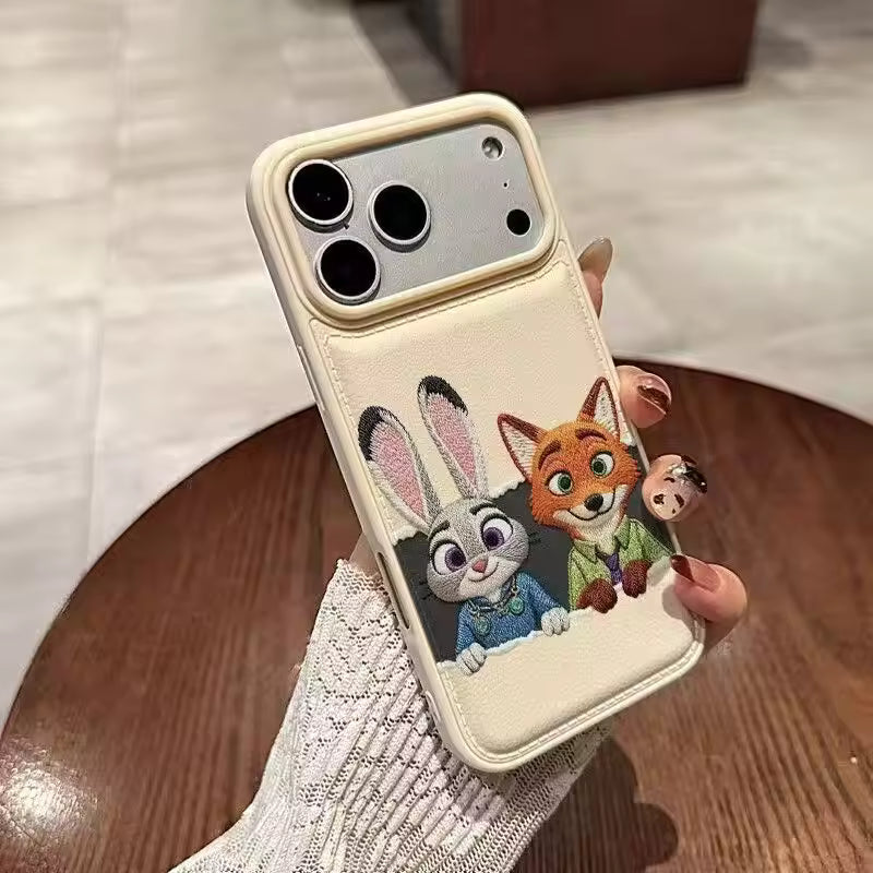 Zootopia Embroidered iPhone Case