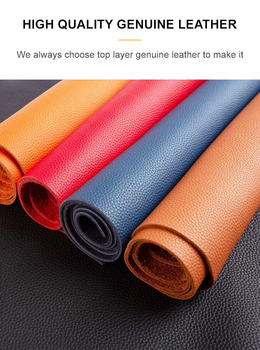 Luxury Real Leather S Series Phone Case For Samsung Z Fold (Lychee Pattern)
