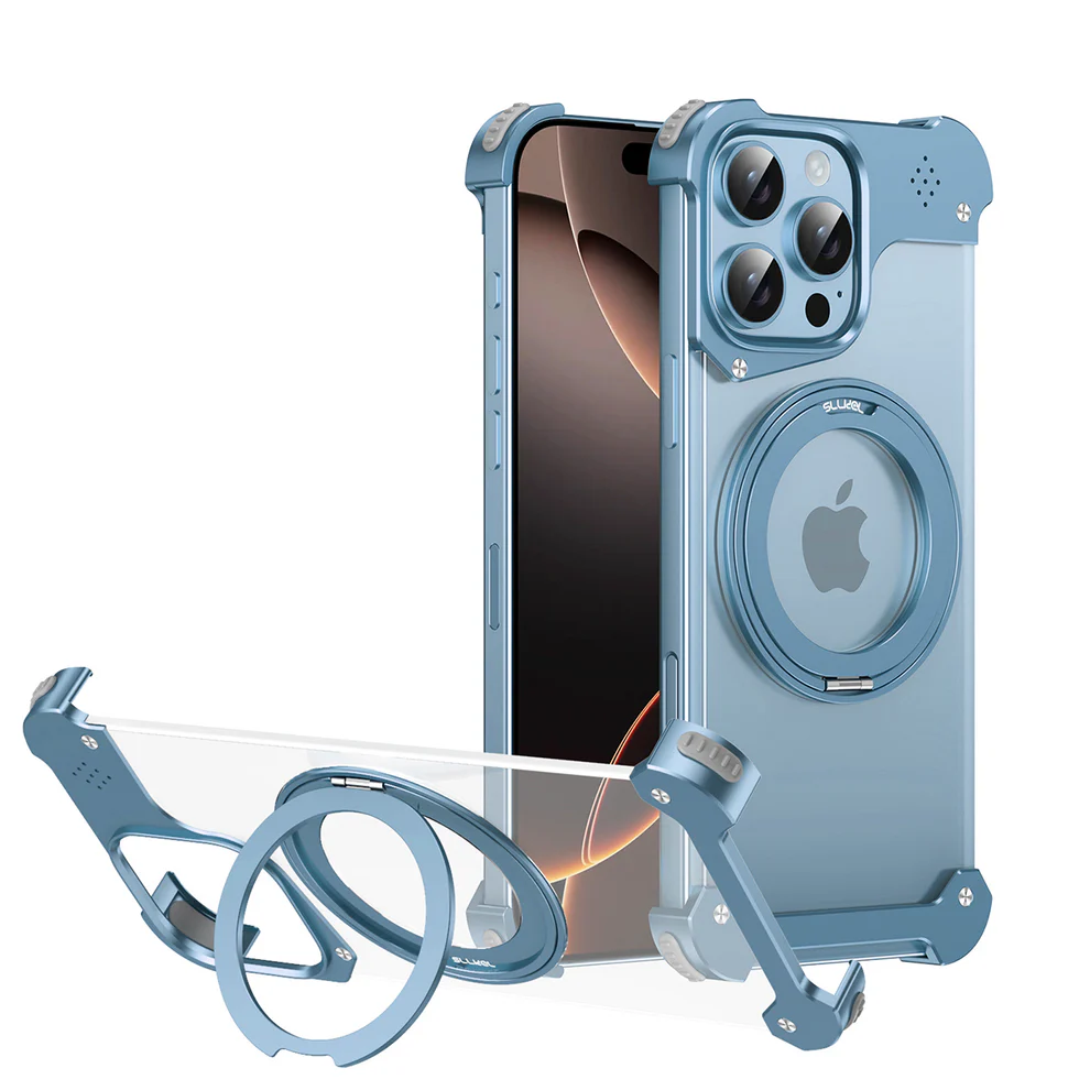 Aroma Transparent Metal Case For iPhone
