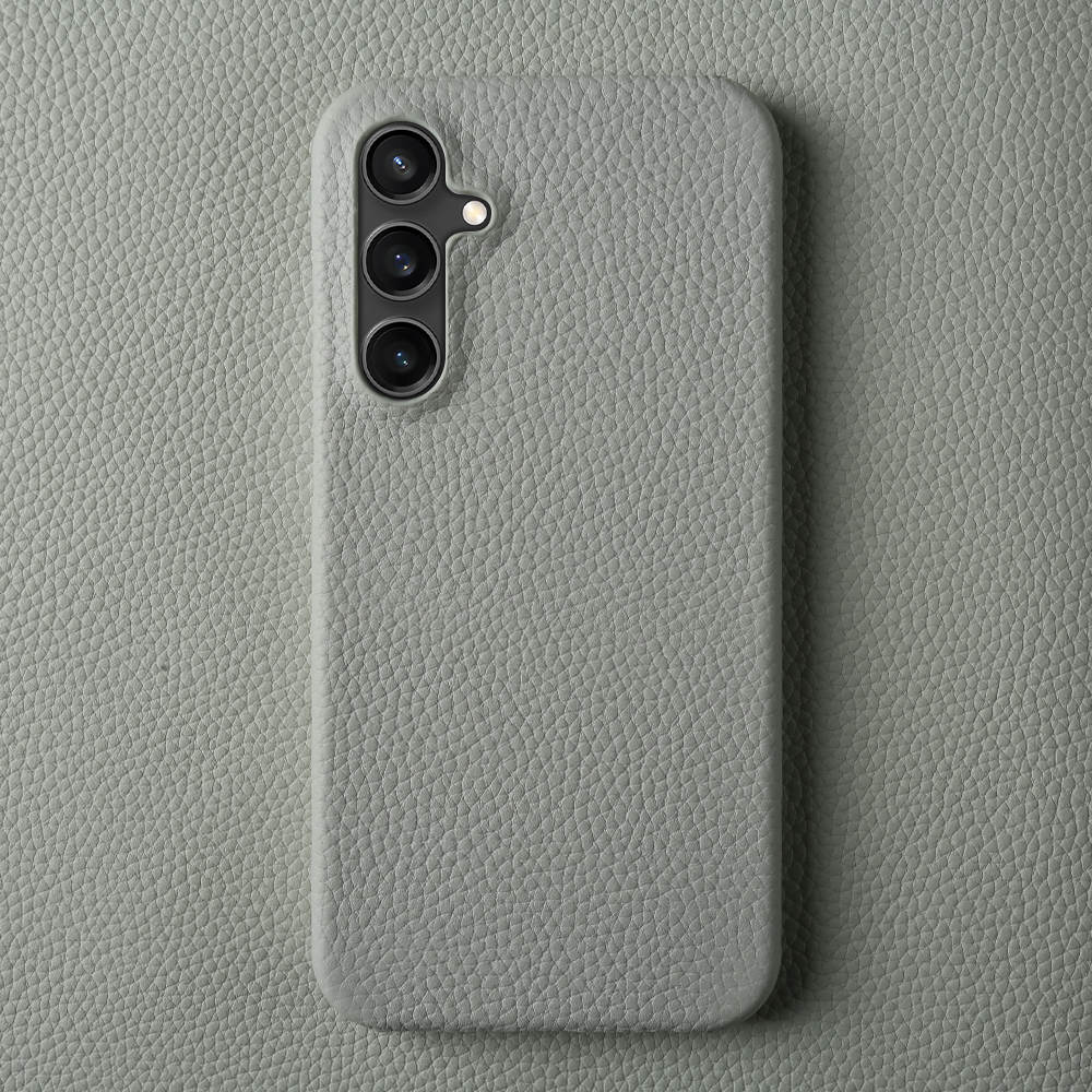 Luxury Real Leather S Series Phone Case For Samsung Z Fold (Lychee Pattern)