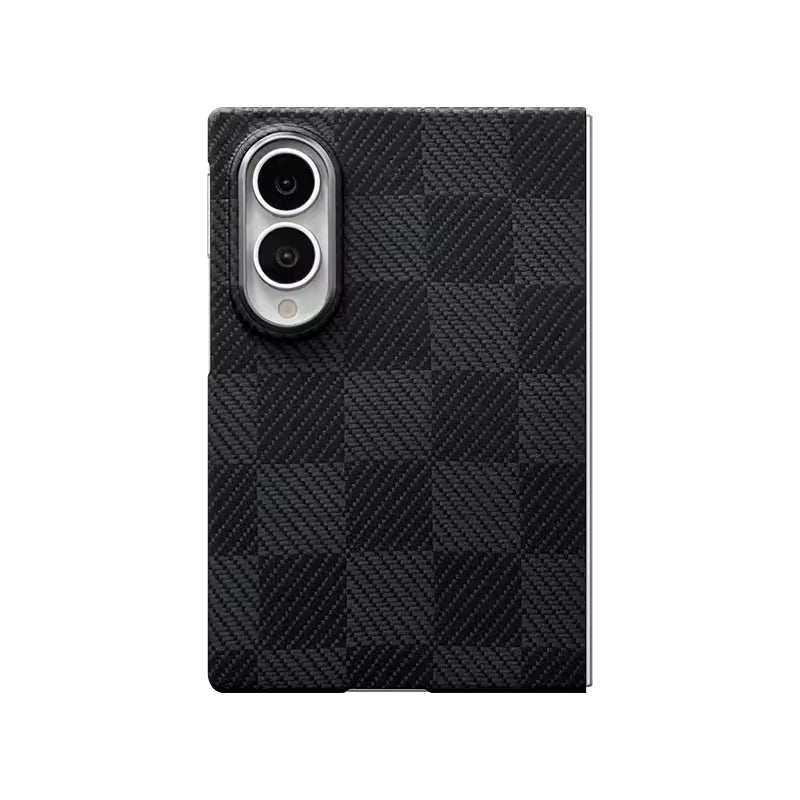 Colour Magnetic Carbon Fiber Case For Samsung Fold