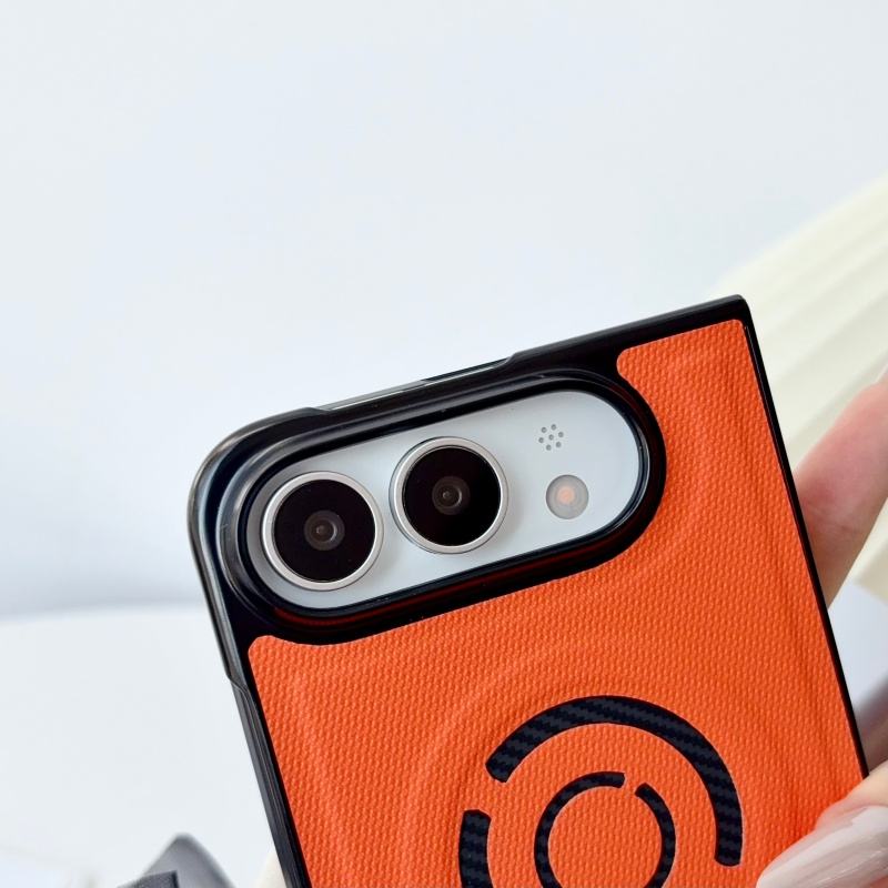 Magnetic Fabric Texture Protective Case for iPhone Duo