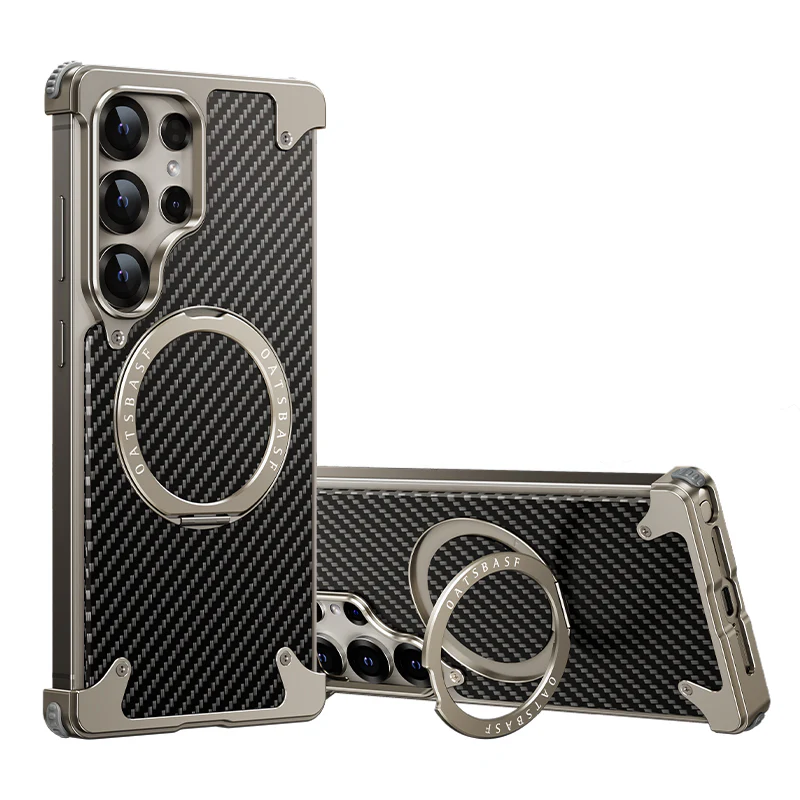 Anti-Collision Carbon Fiber Cover For Samsung