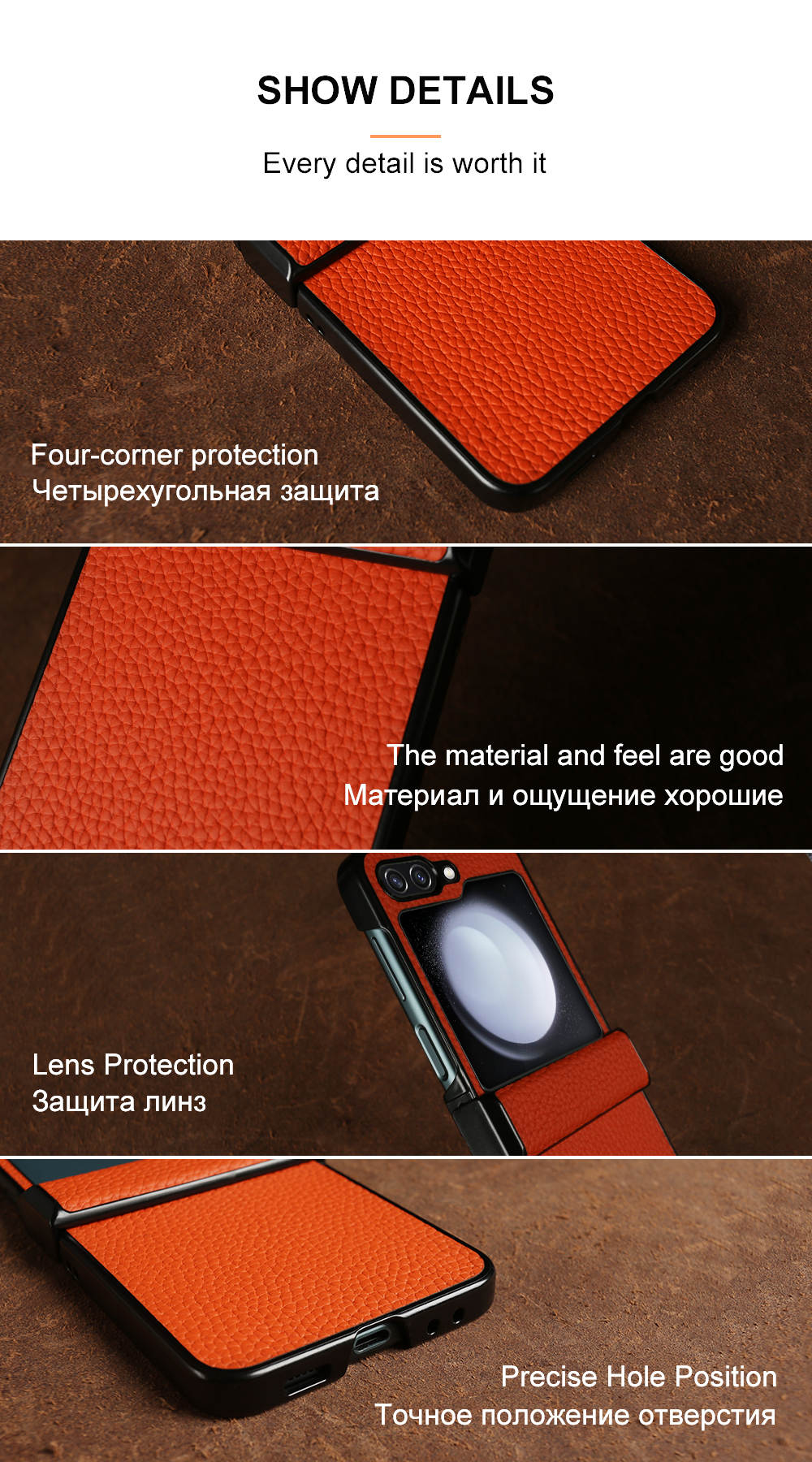Luxury Real Leather Folding Flip Series Case For Samsung (Lychee Pattern)