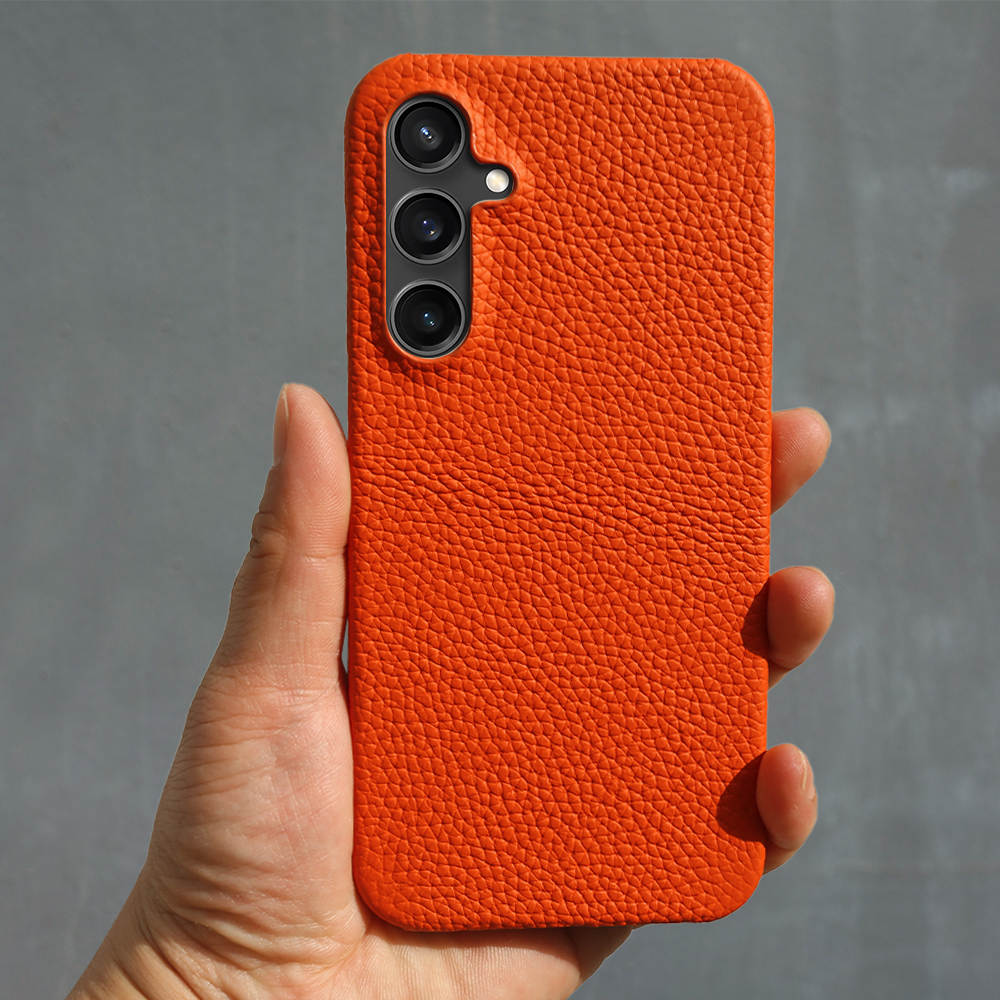 Luxury Real Leather S Series Phone Case For Samsung Z Fold (Lychee Pattern)