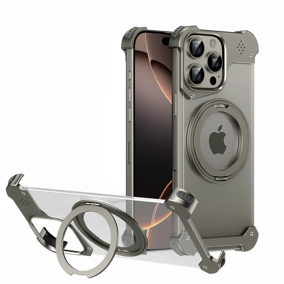 Aroma Transparent Metal Case For iPhone
