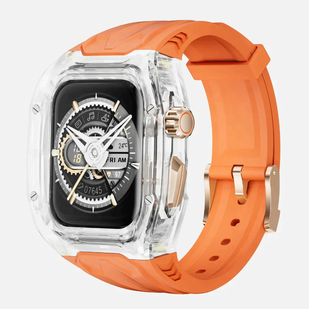 42MM Crystal Clear Edition - Black - Orange