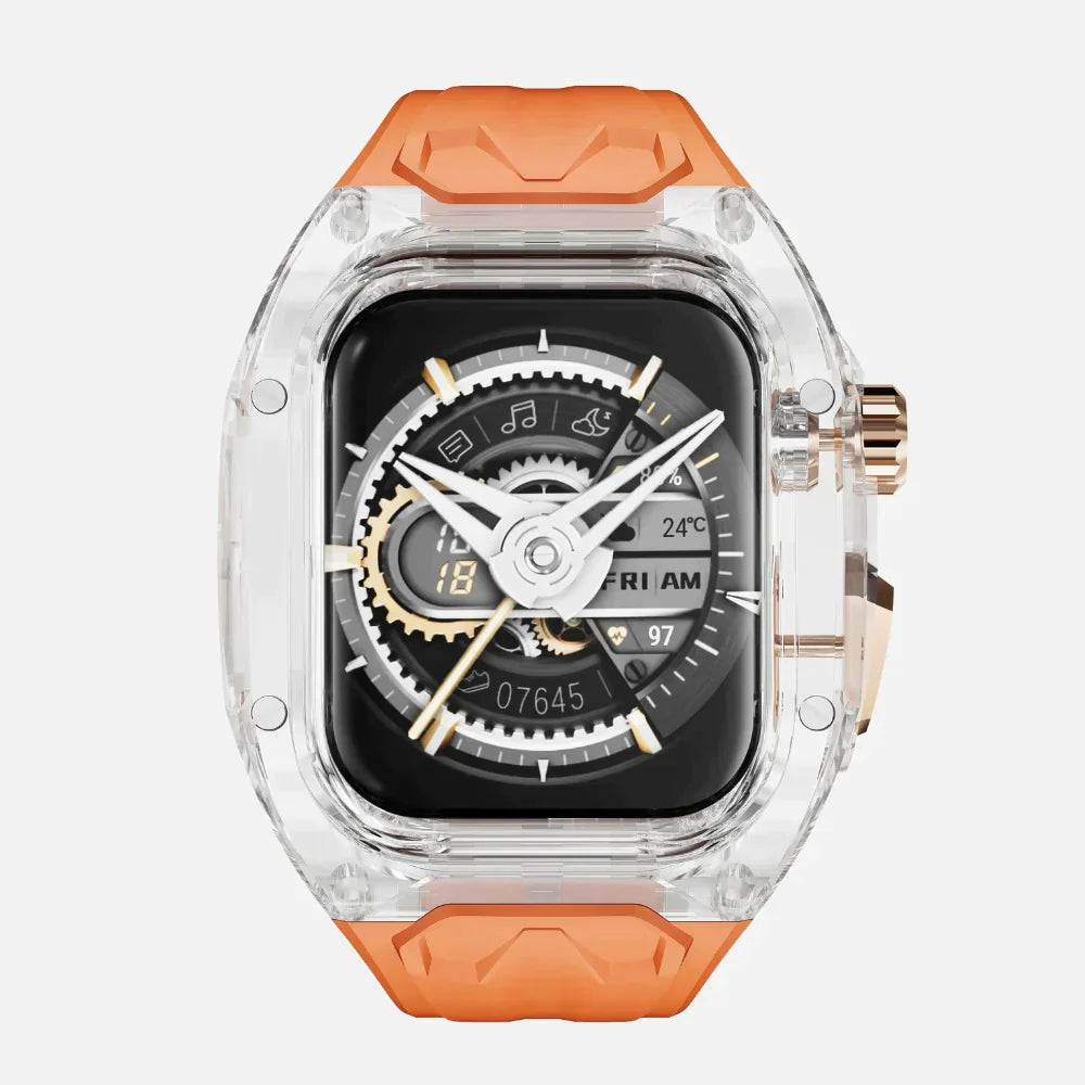 42MM Crystal Clear Edition - Black - Orange