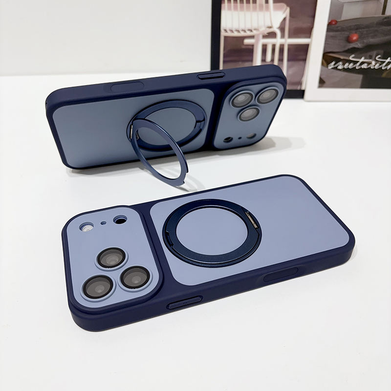 Camera Protection Ringstand Phone Case for iPhone