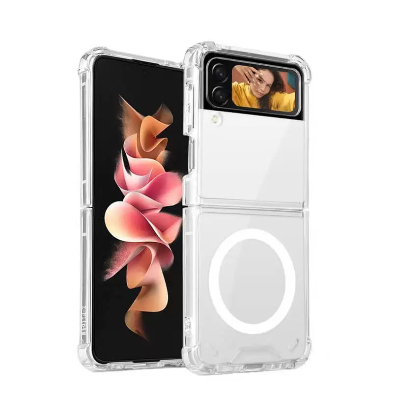 Magnetic transluca Case for Samsung