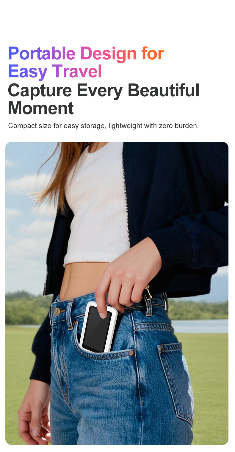 Ultra Fill Light Vlog Monitor Screen for iPhone and Android(wireless & 4k 30 fps recording supported)