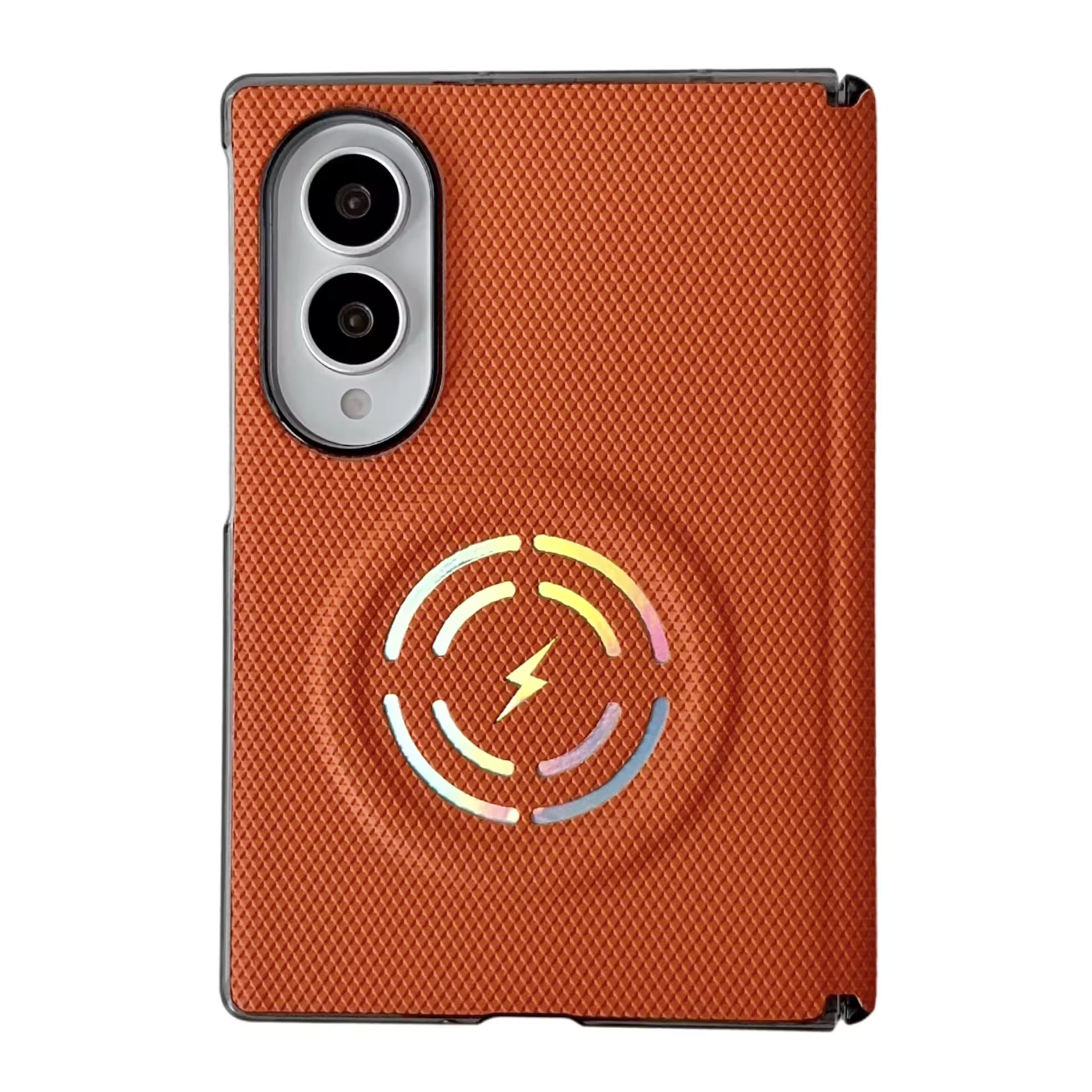 Woven Charging Ring Design Case For Samsung Fold