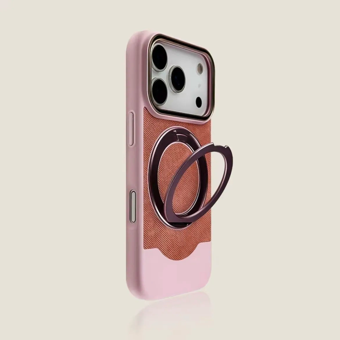 TPU Velvet Magnetic Stand Case For iPhone