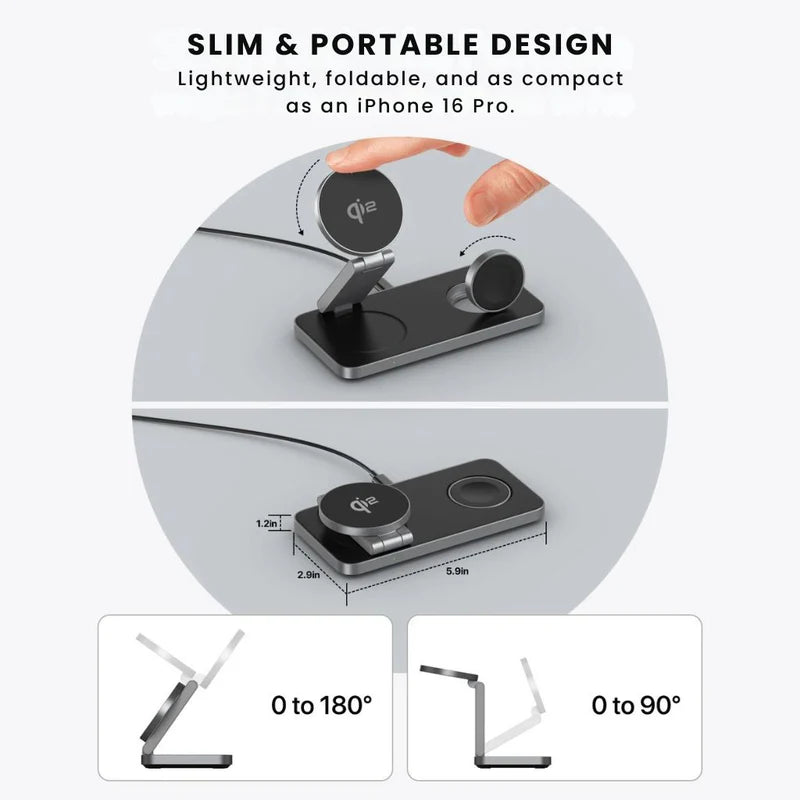 Flexy 3-in-1 Magnetic Charging Station