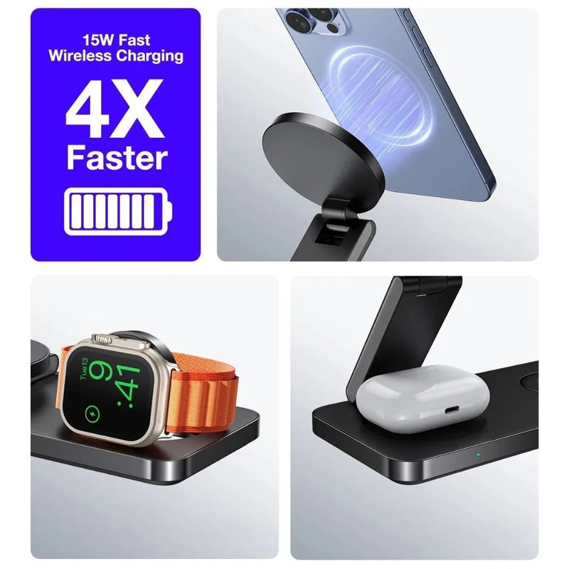 Flexy 3-in-1 Magnetic Charging Station