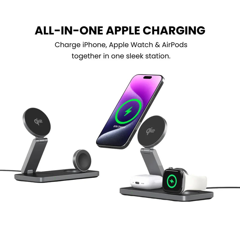 Flexy 3-in-1 Magnetic Charging Station