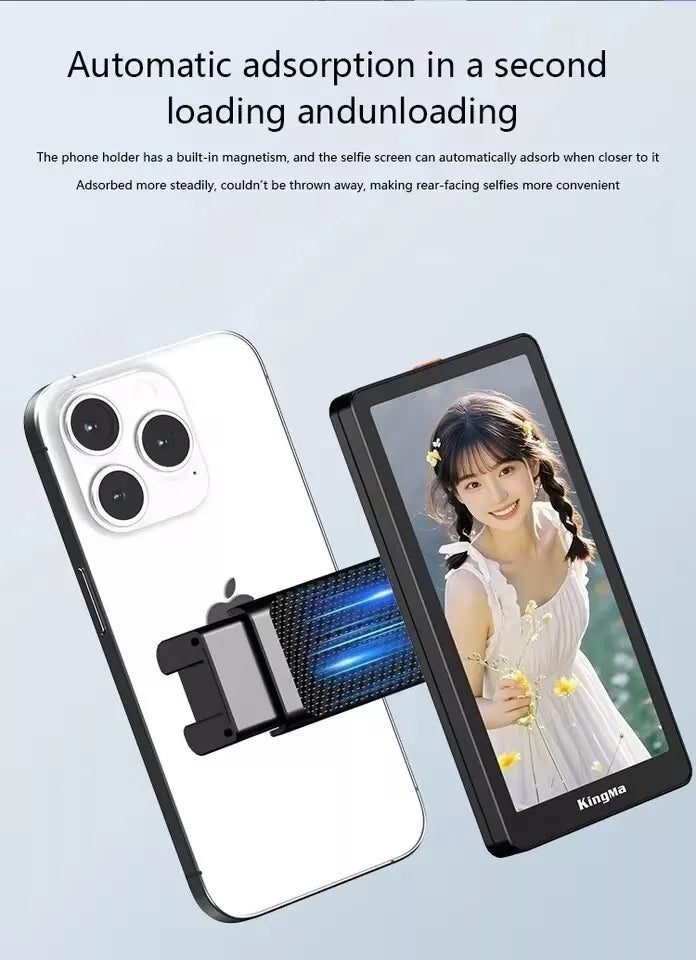 KingMa Vlog Selfie Monitor Screen For iPhone And Android