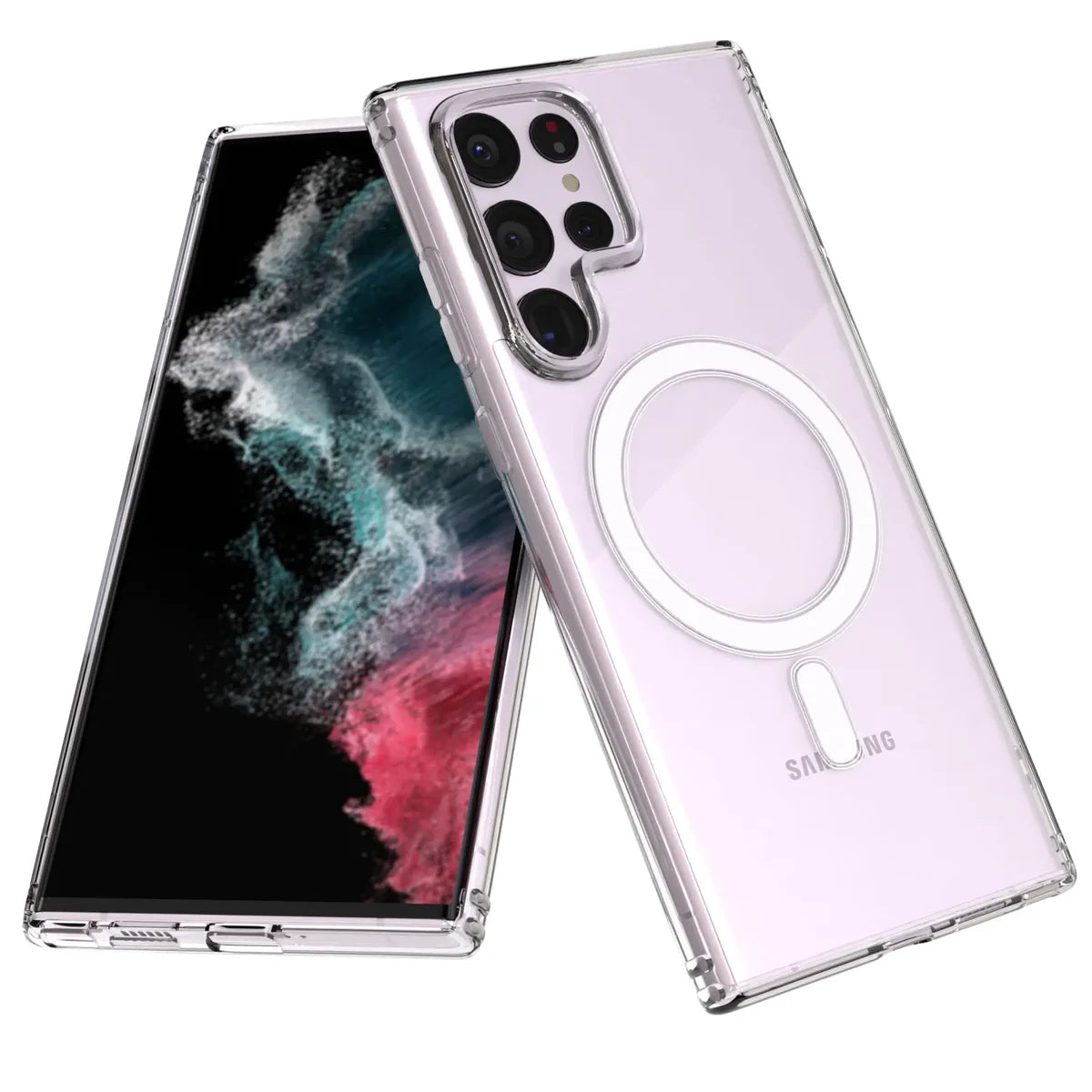 Magnetic transluca Case for Samsung