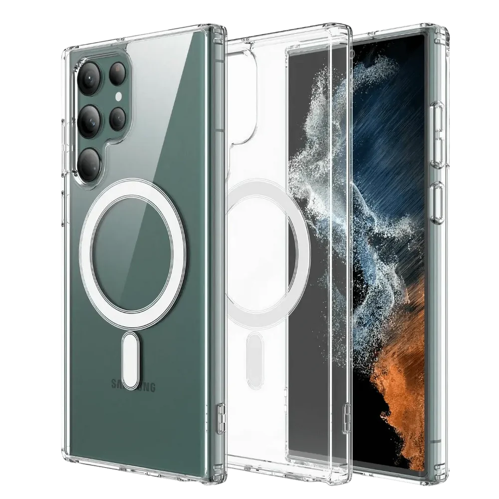 Magnetic transluca Case for Samsung