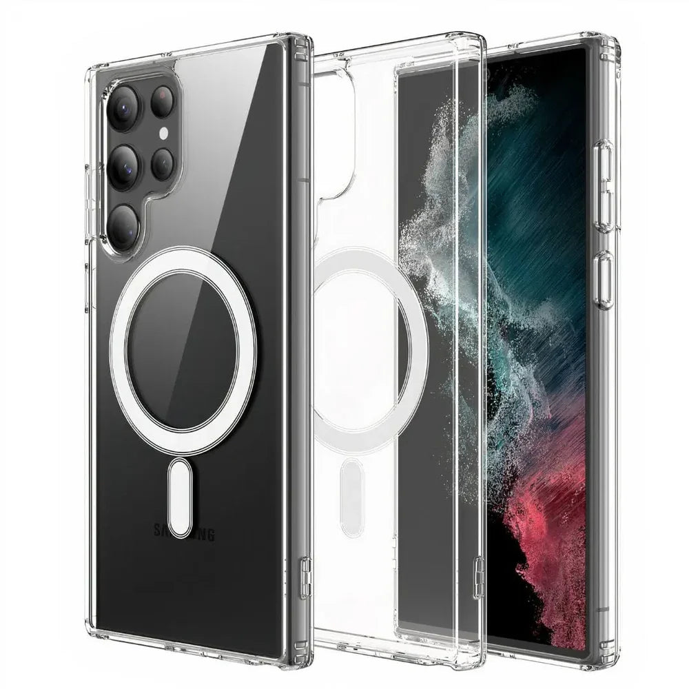 Magnetic transluca Case for Samsung
