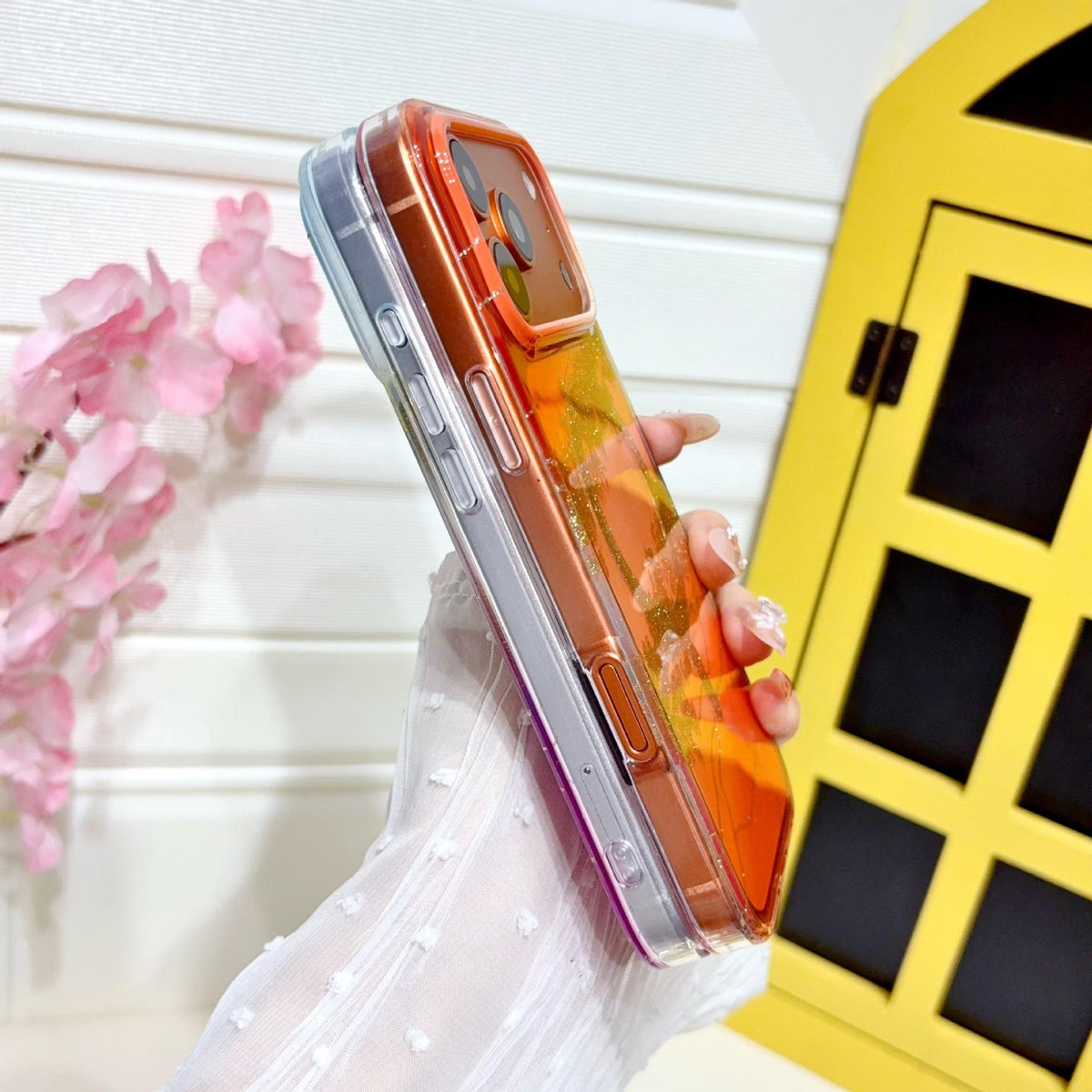 Gradient Glitter Case with MagSafe For iphone