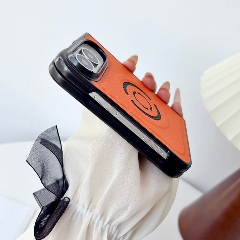 Magnetic Fabric Texture Protective Case for iPhone Duo