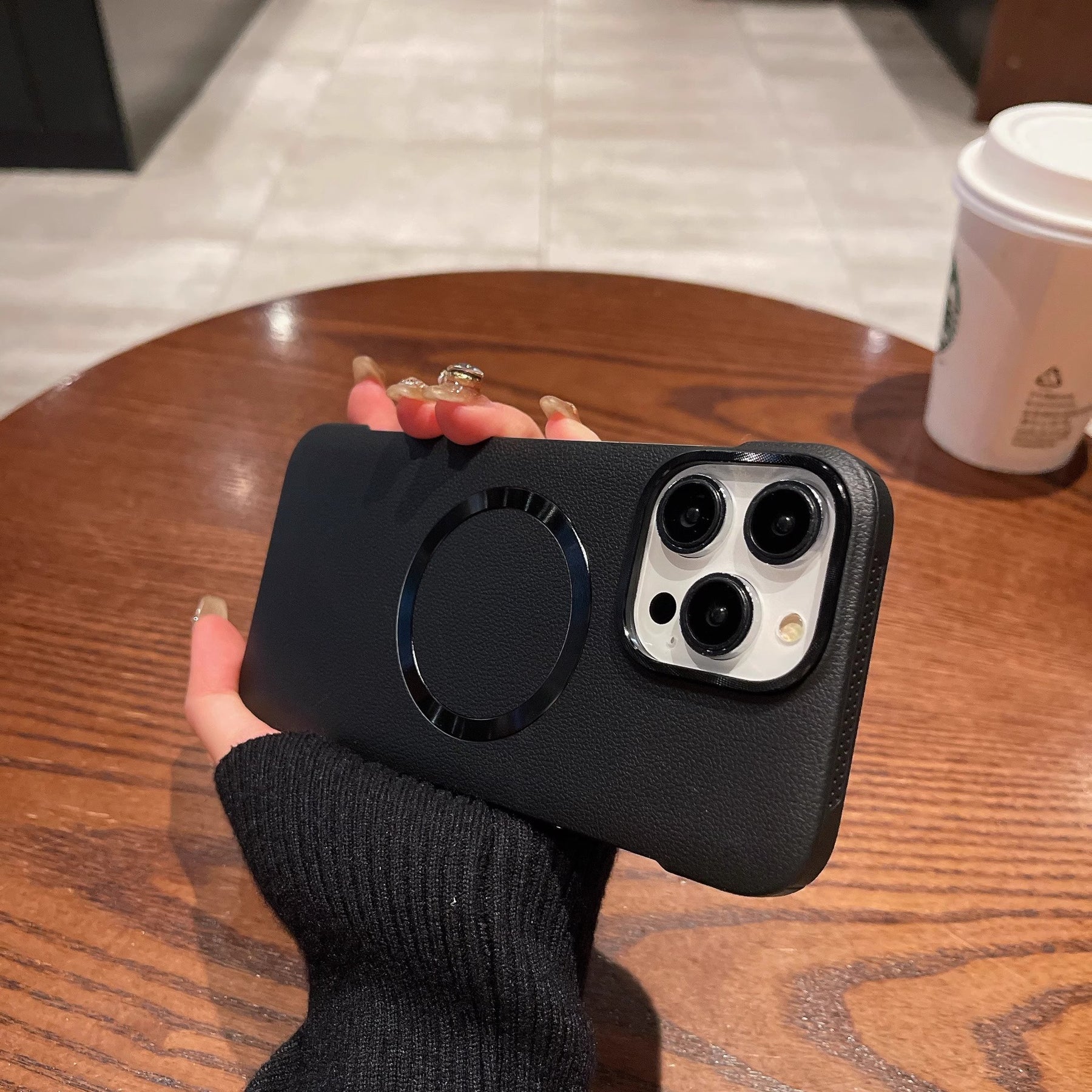 LeatherRing Case For iPhone