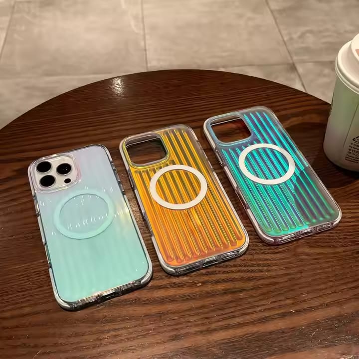 Gradient Corrugated Case For iPhone
