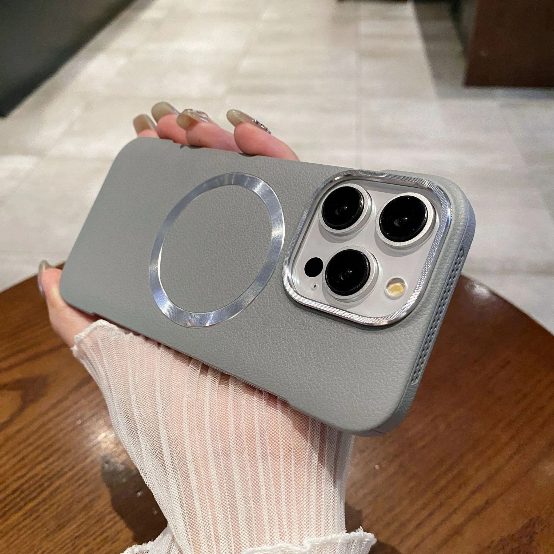 LeatherRing Case For iPhone